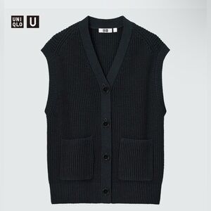 Uniqlo U V-Neck Sleeveless Cardigan